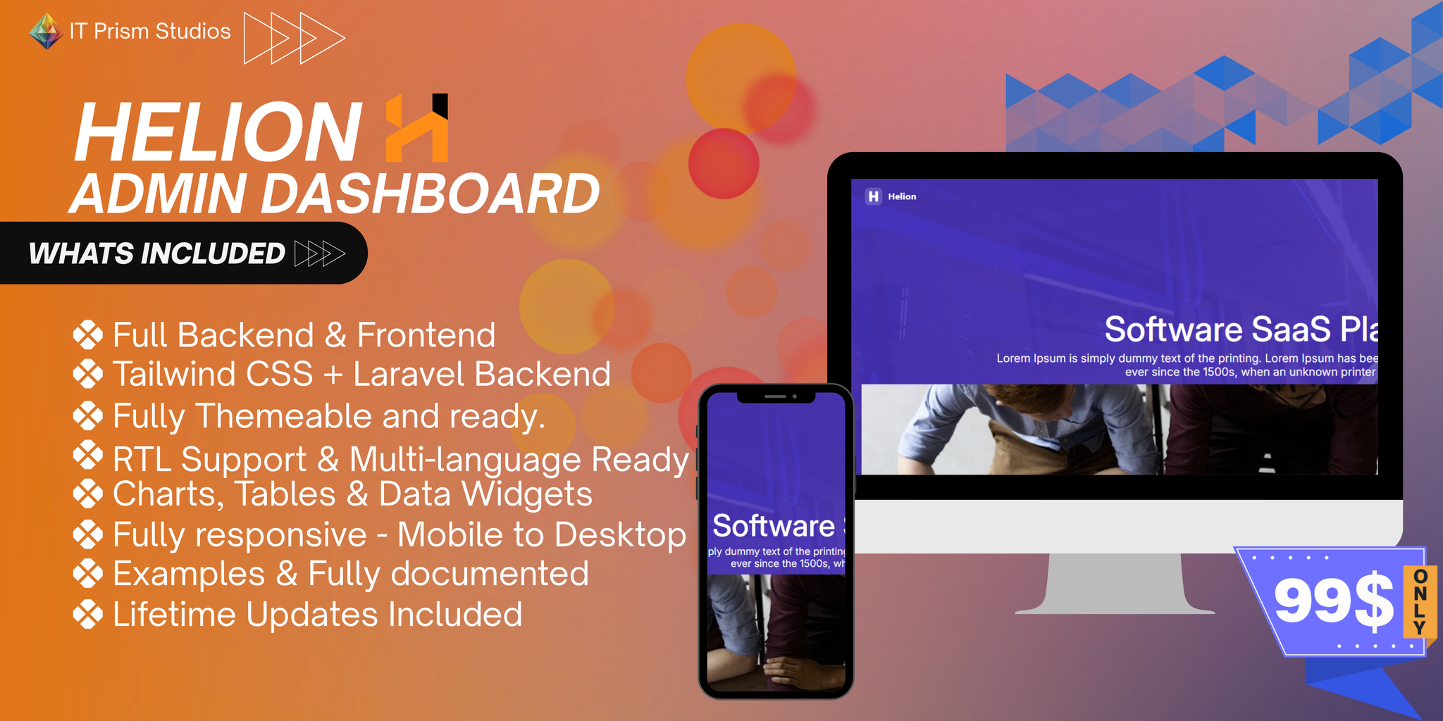 Helion Admin Dashboard PRO