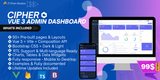 Cipher Vue Admin Dashboard Pro